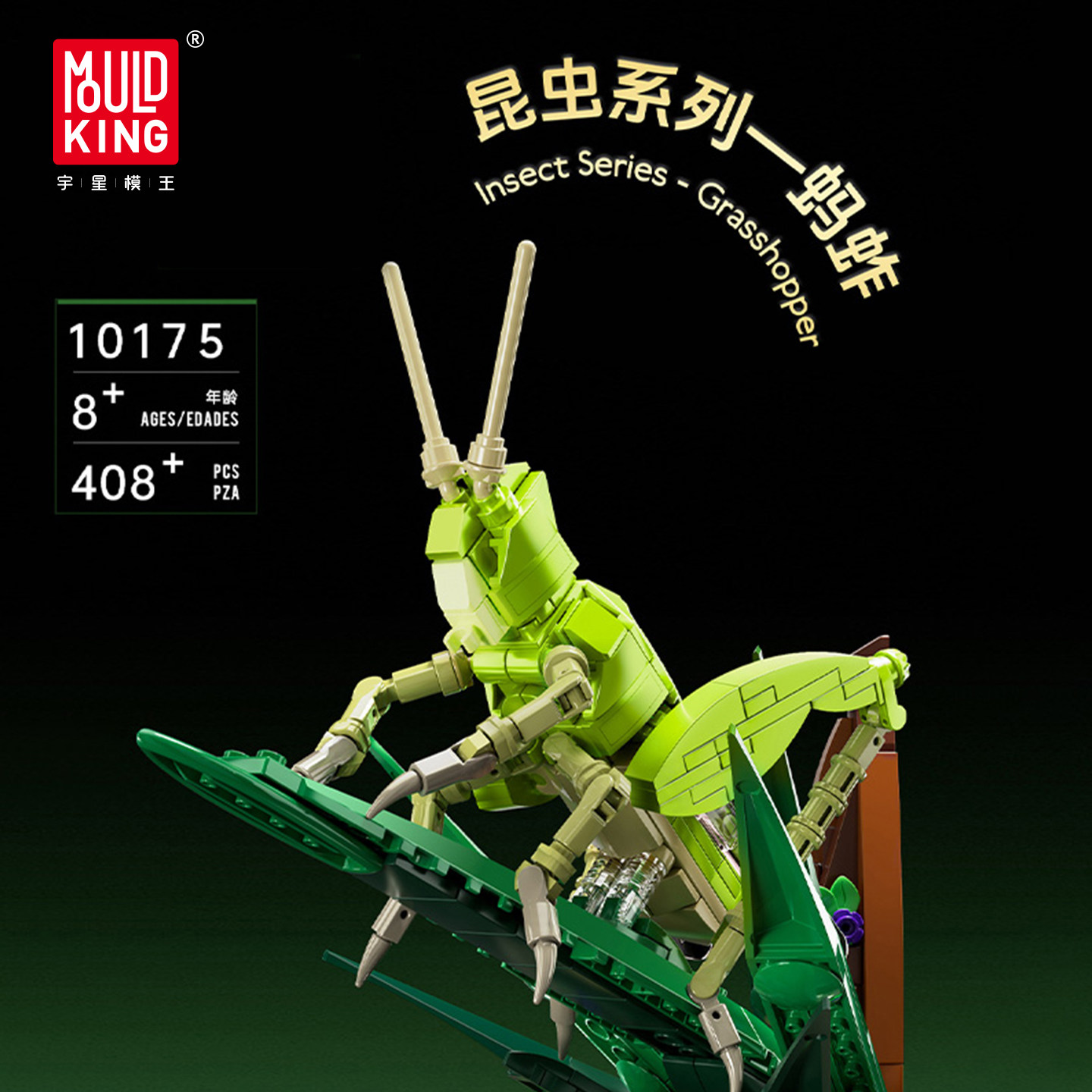 宇星模王新品昆虫积木图片