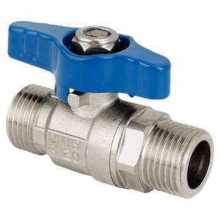 全铜内外丝球阀热水器四分6分冷热水直通开关一寸铜球芯dn15阀门