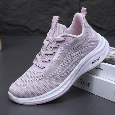 老北京布鞋飞织透气软底防滑女鞋