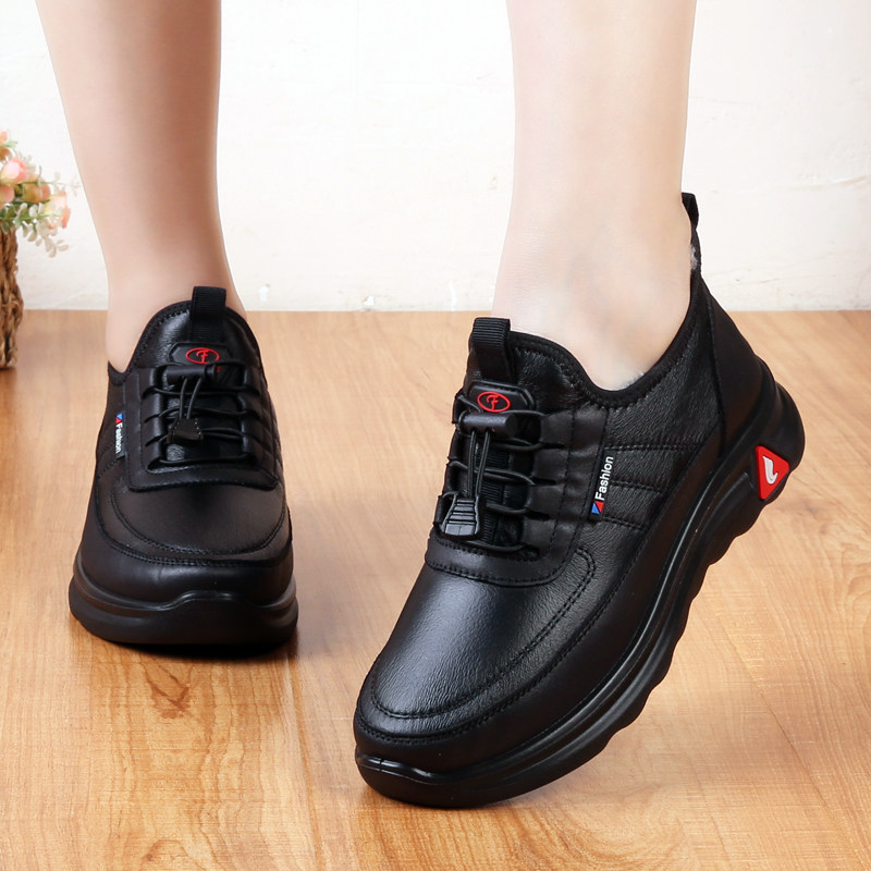 休闲风防水男女同款老北京布鞋