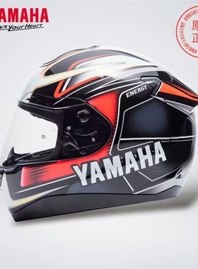 YAMAHA雅马哈头盔镜片赛车全盔Y123底座/镜片透明黑色镀蓝