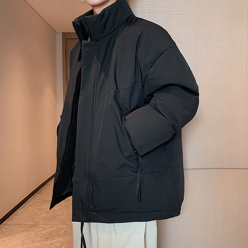 冬季立领羽绒服棉衣男士2026新款秋冬加厚保暖晋江棉服冬装棉袄子