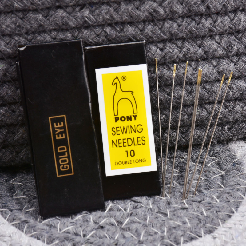 Pony进口编织工具家用加长串珠针