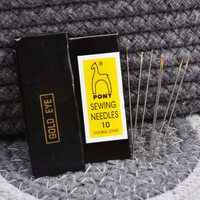Pony进口编织工具家用加长串珠针