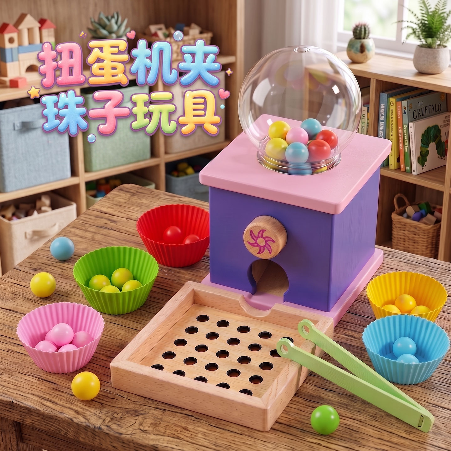 【万人选购】糖果机扭蛋机夹珠子图片