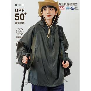 户外冰丝钓鱼防晒服装的男子在夏天新的透气网设计防紫外线连帽薄