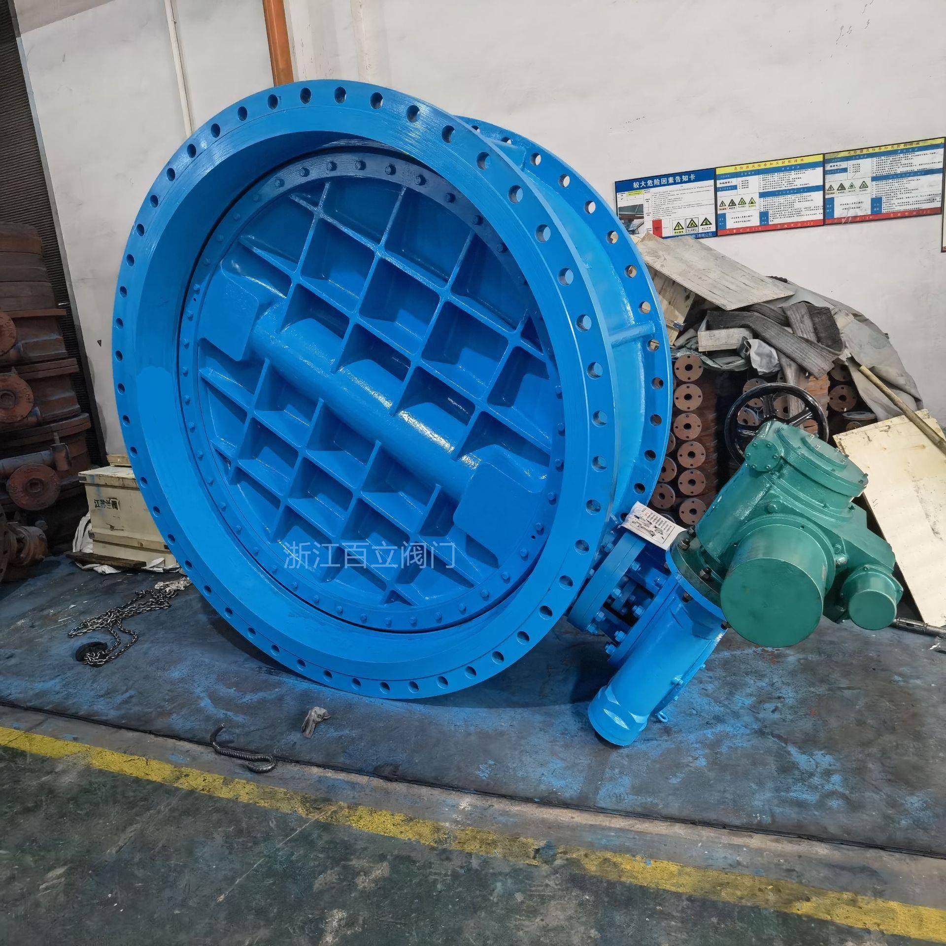 【厂家直供】法兰式电动软密封大口径蝶阀D942X-10Q DN700 DN1400