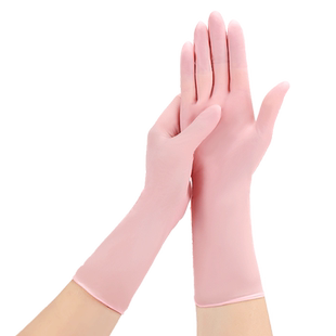 12寸加长冬季丁腈手套加厚食品级防水家务耐用厨房洗碗做饭洗衣服