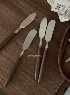 一木柠 黄油刀果酱抹刀奶酪涂抹刀切牛油刀花生酱面包吐司抹酱刀