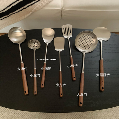 304不锈钢小锅铲家用迷你炒菜铲
