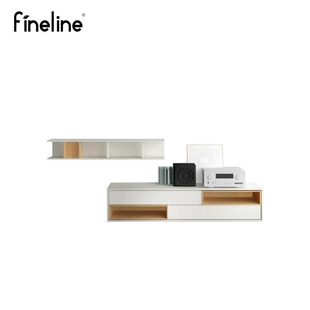 Fineline高端北欧设计师创意家具 大小户型客厅实木电视柜壁柜