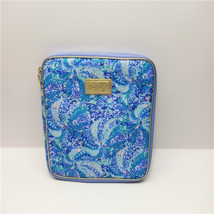 mini收纳包 小清新帆布iPad 纯原外贸出口Lilly Pulitzer复古时尚