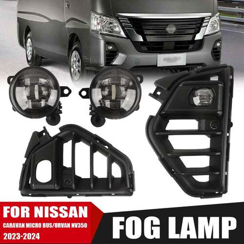 适用于日产23-24CARAVAN MICRO URVAN NV350前雾灯总成日行车杠灯