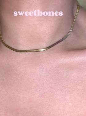 sweetbones基础款叠戴蛇骨链欧美肯豆同款ins风小众辣妹饰品