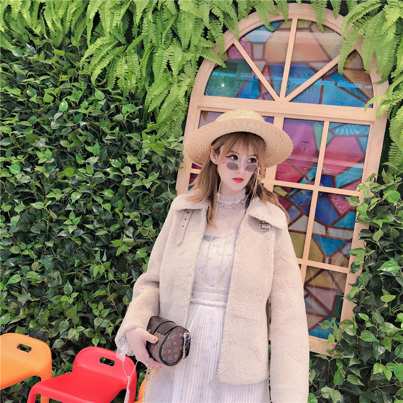 SC Australia Imported Sheep velvet overcoat have cash less than that is registered in the accounts Fur integrated grain wool Haining leather and fur coat 3381-2in the Women's clothing/Boutique , Fur  category - from Buy2taobao.com to provide professional Taobao agent buy service