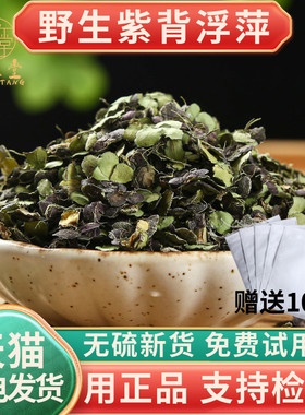 野生浮萍中药材500克浮萍药用紫背浮萍水草药精选田萍干浮萍洗发