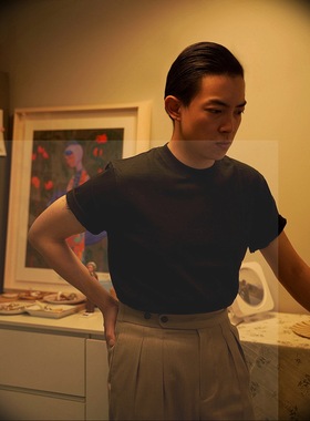 DryGoods百搭经典耐穿万能内搭T恤重磅纯棉加固服帖领口平圆方中