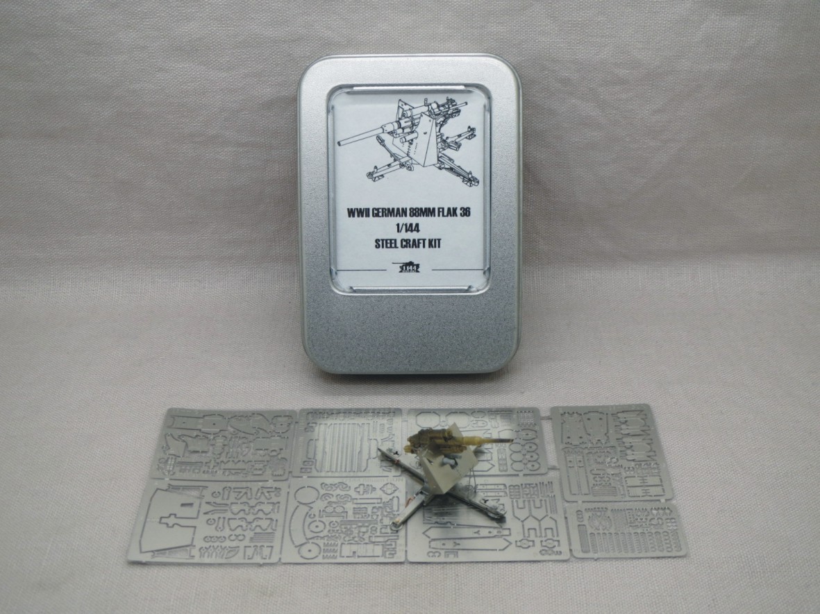 【现货】1/144 German FLAK36型88mm高射炮（金属不锈钢蚀刻片）