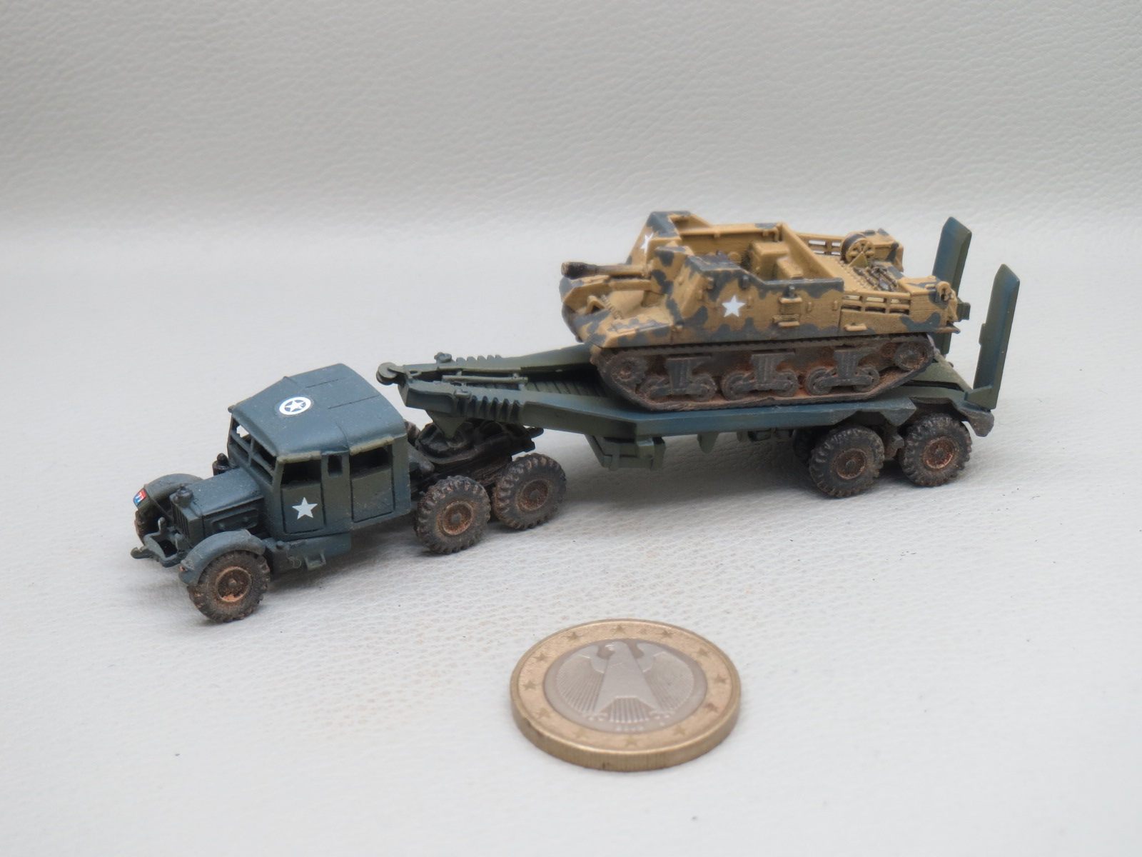 【展示】1/144二战英军 Scammel Panzer Transporter+Sexton II