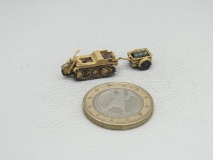 144 WWII and 现货 Trailer Kettenkrad Sd.Kfz.2 German