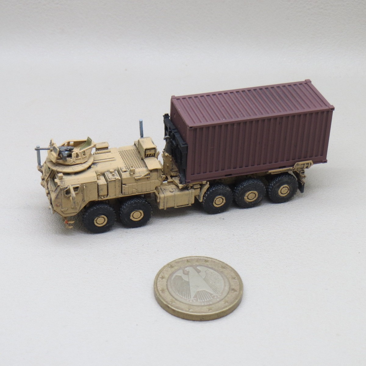 【现货】144 现代美军 US HEMTT M1120 Load Handling System