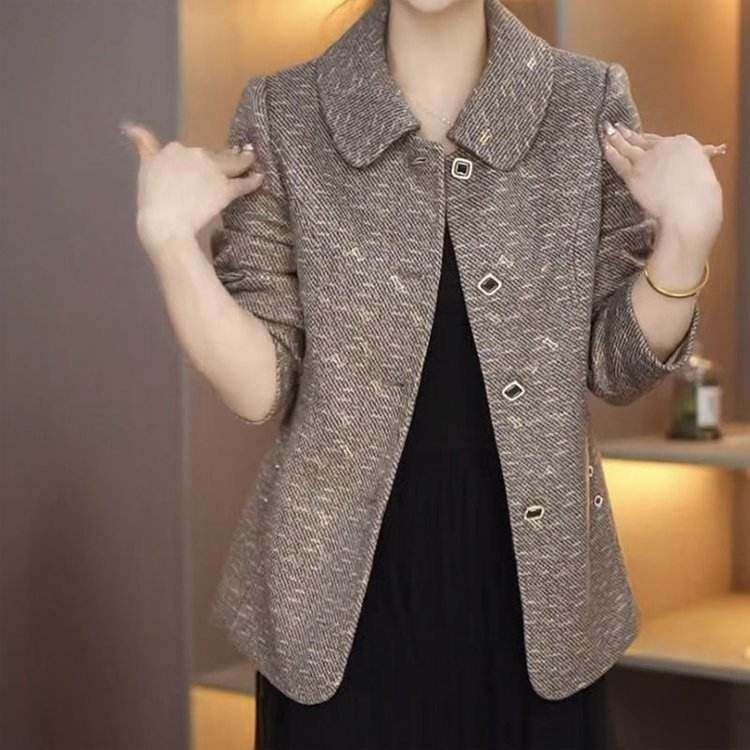 西装外套女秋装新款百搭显瘦减龄中年妈妈装外穿