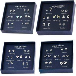 hypoallergenic 925 sterling silver needle earrings female