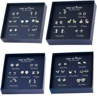 hypoallergenic 925 sterling silver needle earrings female