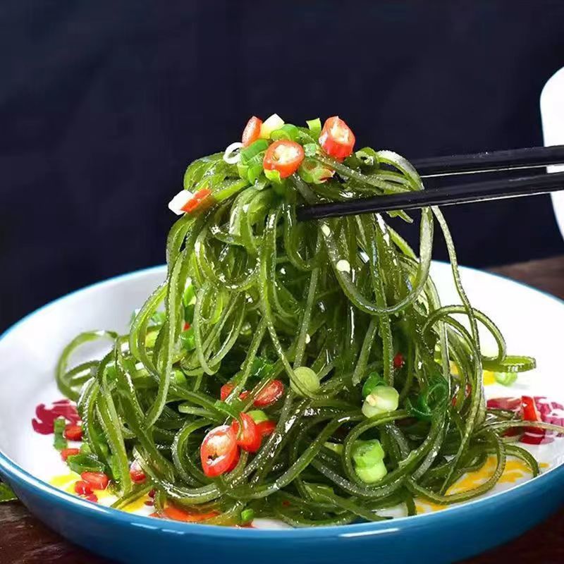 烘干压缩海带丝即食无沙免洗免煮