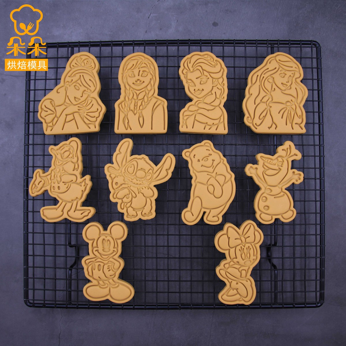 卡通立体做曲奇烘焙翻糖饼干模具