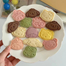 曲奇印花烘焙工具 卡通饼干模具kt库洛米帕恰狗玉桂狗3d立体按压式