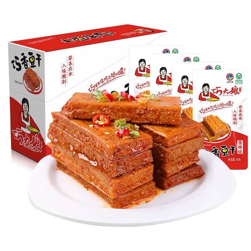 巧大娘湖南厚豆干豆腐干