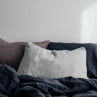 2024新款 亚麻枕套不含芯亲肤高级感抱枕套纯色棉麻舒适简约风枕套