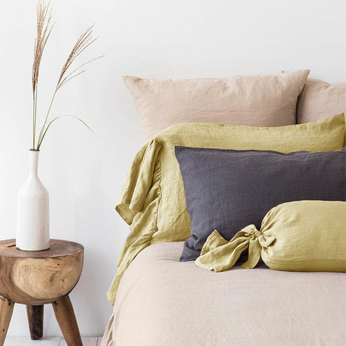 糖果色睡觉专用棉麻亲肤沙发靠枕