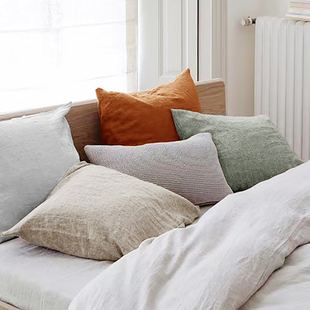 纯亚麻枕套信封枕头套多色可选 清仓数量不多 外贸出口剩余 特价