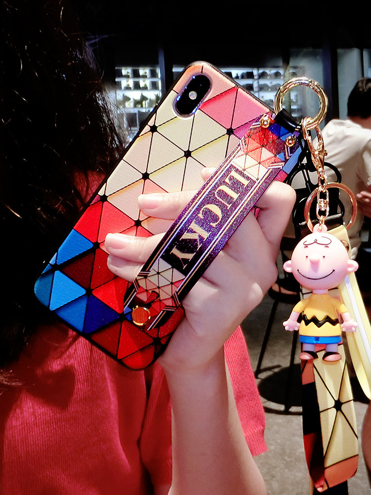ins网红iPhonex手机壳xs女款xsmax苹果x保护套xr潮牌iPhone个性6s创意6sp水钻7p硅胶i8plus超薄iPhonexr全包