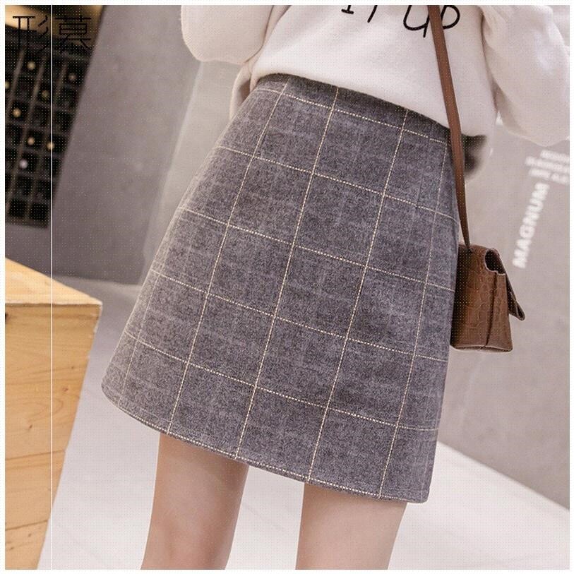 Woolen half-length skirt autumn and winter women's 2020 new|ruв категории Женская одежда, юбка - от Buy2taobao.com для оказания профессиональной услуги покупки агента Taobao