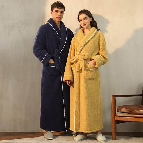 Women Men Home wear Night pyjamas Pajamas bath robe Winter