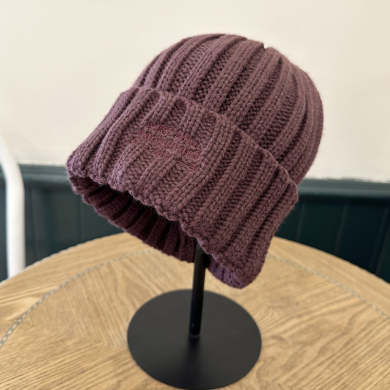 毛线针织帽休闲女秋冬保暖冷帽