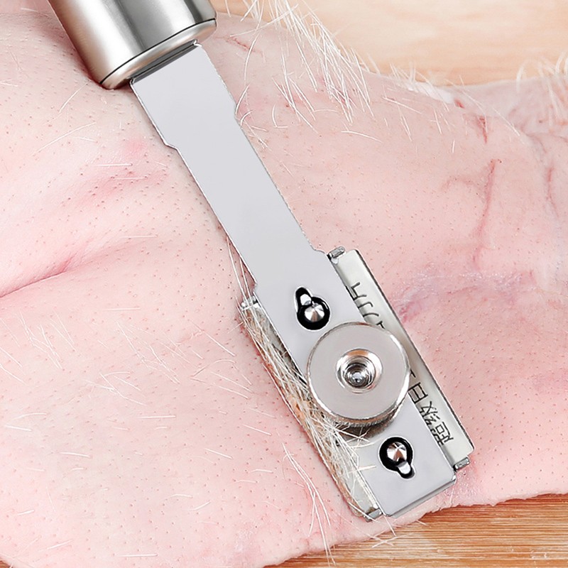 不锈钢刮猪毛刀去毛器