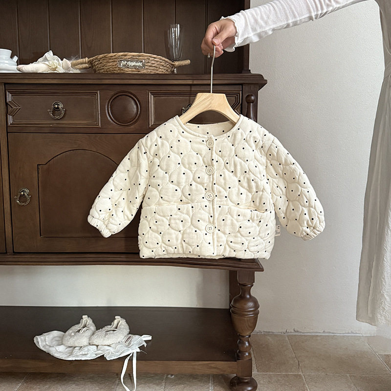 婴儿衣服秋冬季女宝宝深秋套装新款加厚一岁冬款婴幼儿洋气三件套