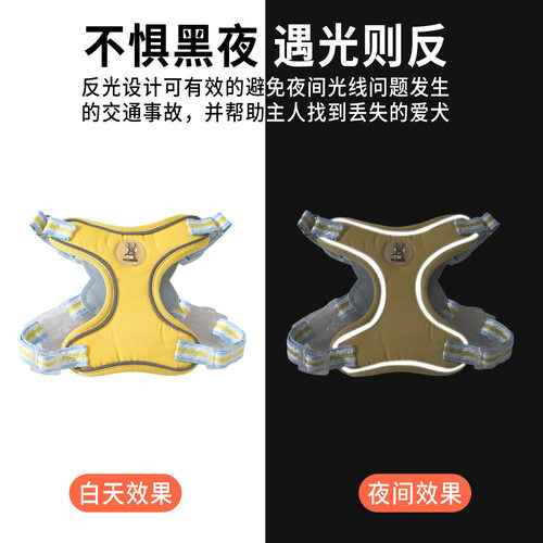 新款马卡龙狗狗胸背衣牵