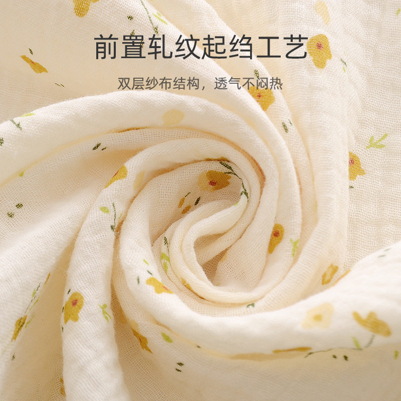 纯棉婴儿浴巾纱布棉新生
