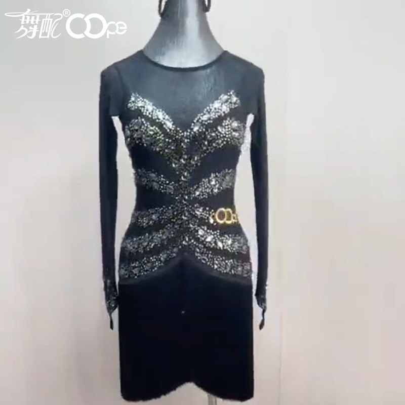 oope舞配专业比赛舞服拉丁舞花服图片
