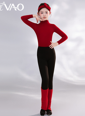 2025秋冬新款拉丁舞服VAO舞配舞服上衣黑色裤子套装摩登练功服女