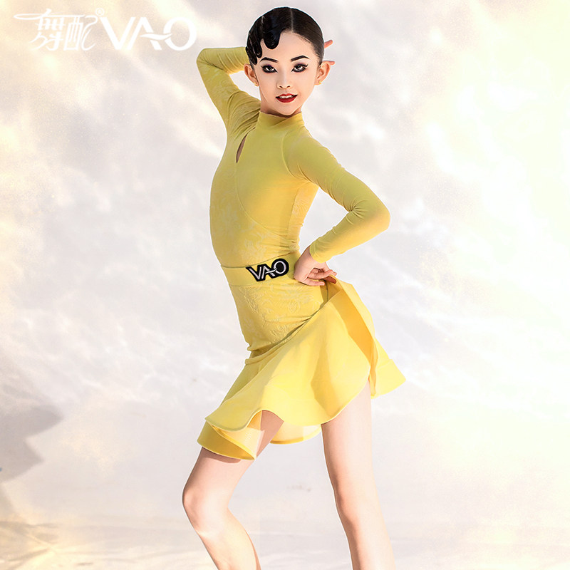 VAO舞配国风练习服拉丁舞练功服