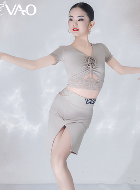 2025款拉丁舞服VAO舞配舞服高级简约百搭练习裙拉丁舞练功服女TJ