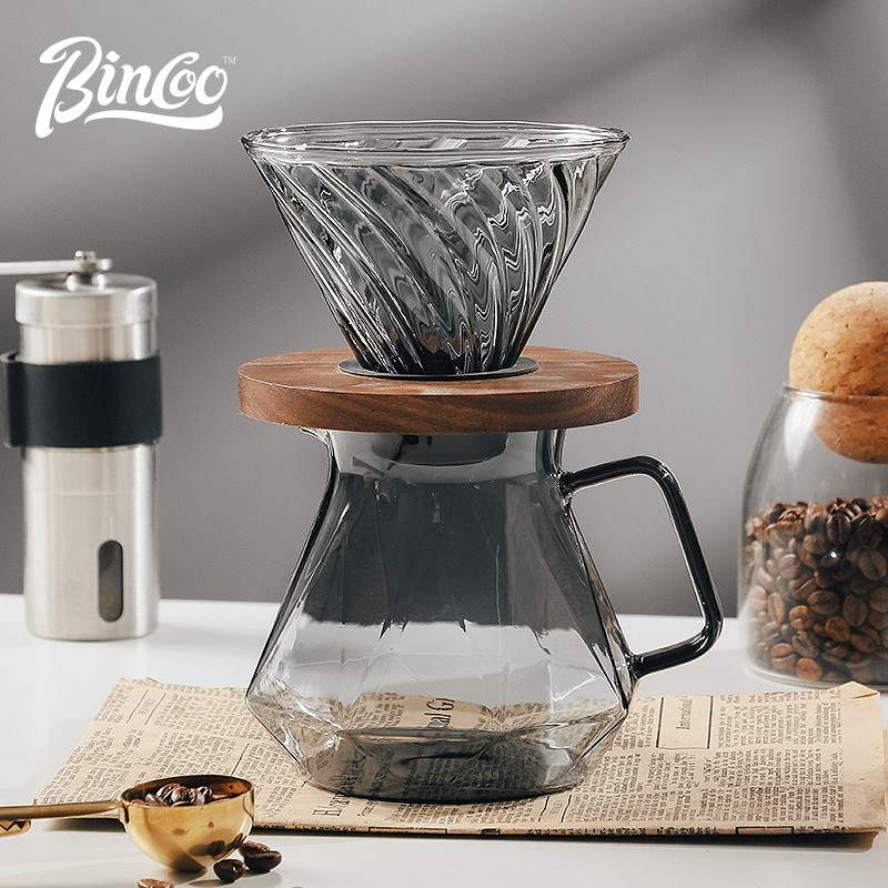 Bincoo Coffee pot suit Appliances household Glass share Ear hanging Filter cup Long mouth pot Brew cupin the Tableware , Coffee , Coffee pot  category - from Buy2taobao.com to provide professional Taobao agent buy service