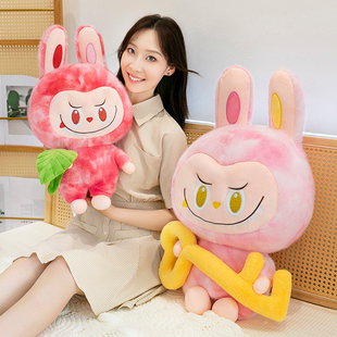 新款拉布公仔玩偶抱枕卡布布娃娃毛绒玩具女孩睡觉抱生日礼物女生