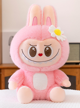 樱花labu拉布娃娃公仔布布玩偶兔子毛绒玩具睡觉抱枕生日礼物女生